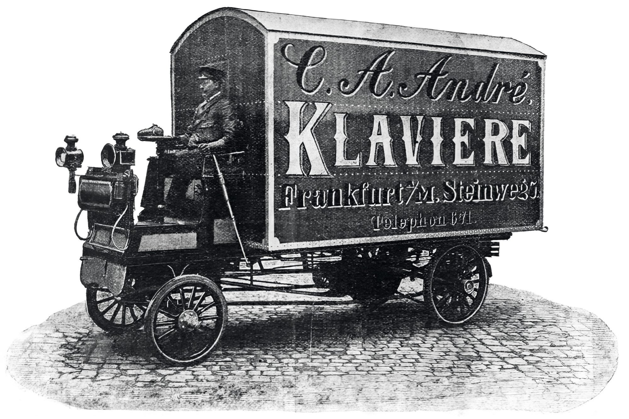 Klavierlieferungen per Lastwagen (1900)