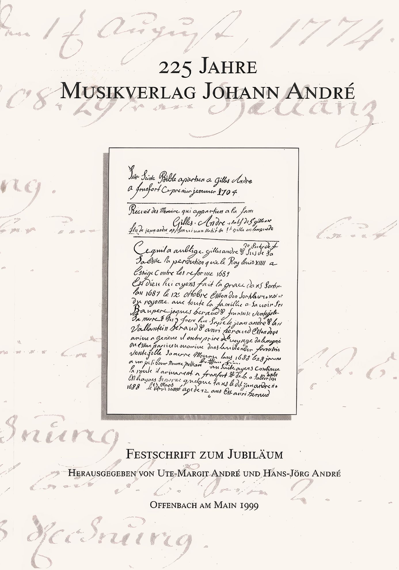 225 Jahre Musikverlag Johann&nbsp;André (1999)