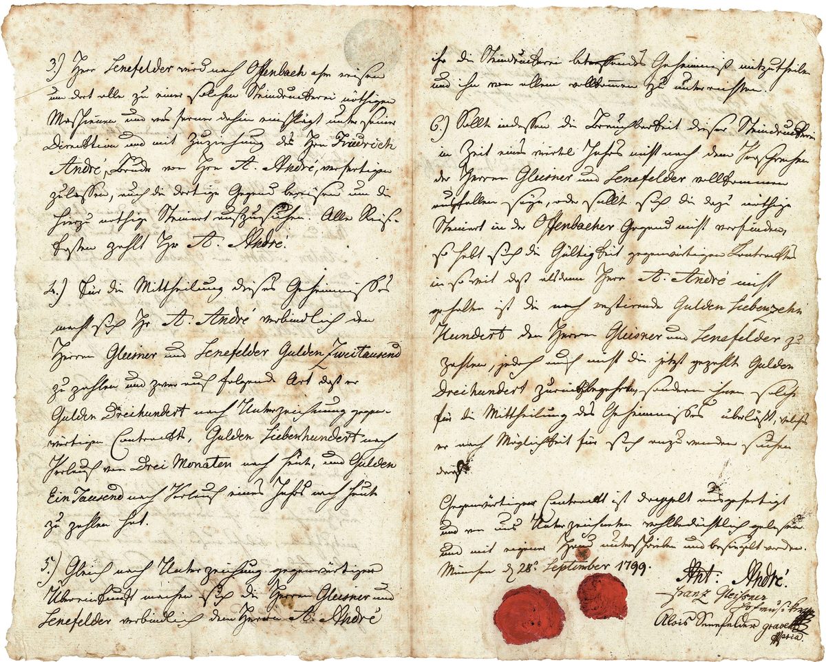 Nutzungsrechte an der Lithographietechnik (1799)
