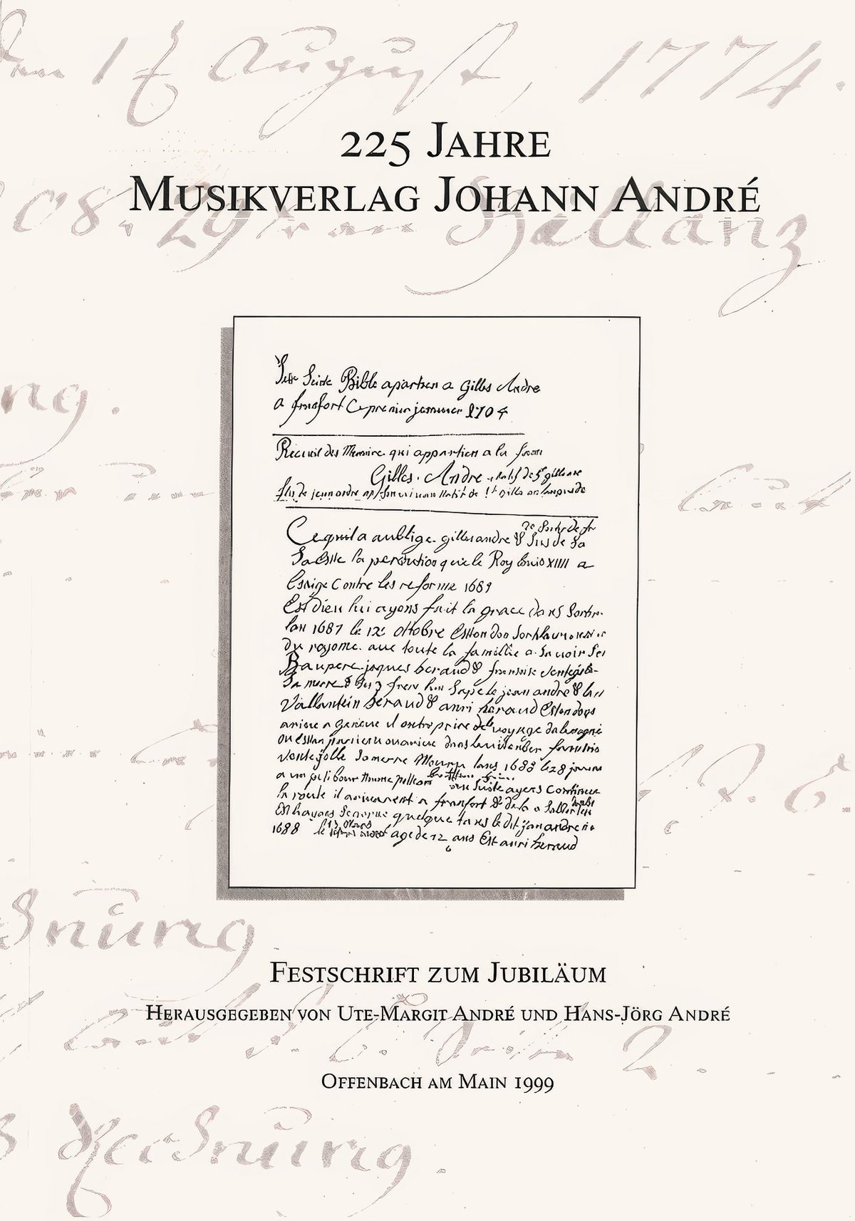 225 Jahre Musikverlag Johann&nbsp;André (1999)