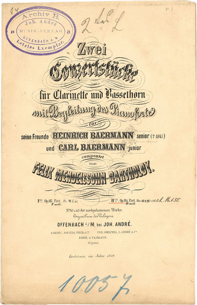 Mendelssohn: Konzertstücke