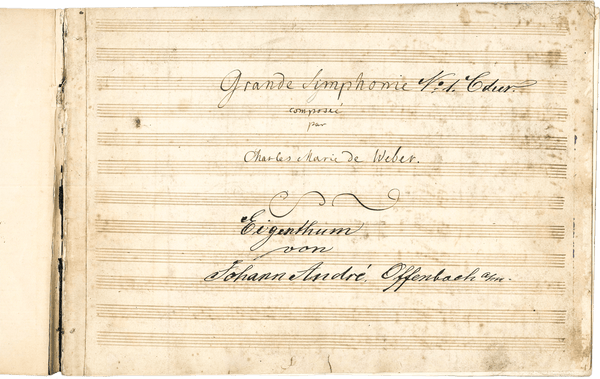 Weber: Grande Symphonie No.&nbsp;1